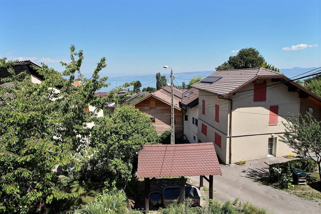 Apt Type 3 En Duplex Sur Evian Les Bains Vue Lac Екстер'єр фото