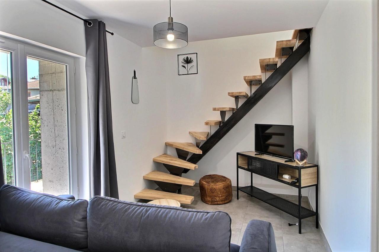 Apt Type 3 En Duplex Sur Evian Les Bains Vue Lac Екстер'єр фото